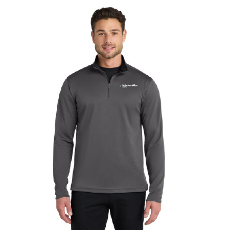 Port Authority Silk Touch 1/4-Zip, Grey - BSWH